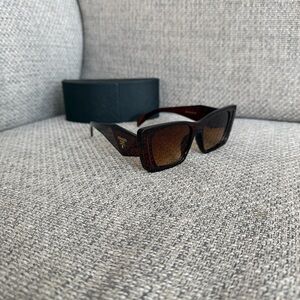 Brown Fashion Sunglasses w/case